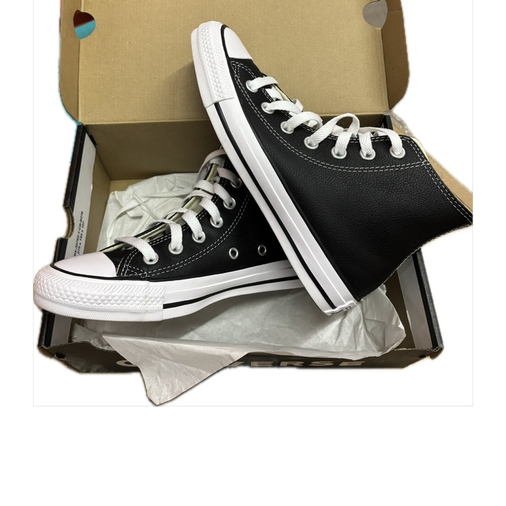 Leather High Top Converse